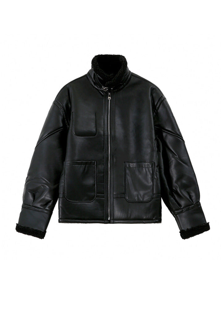 WW | Kunstleder Fliegerjacke