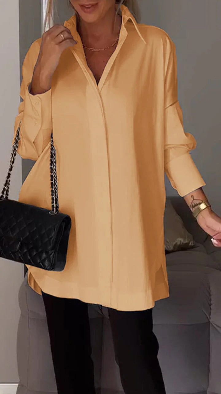 WW | Einfacher Pullover Langarmshirt