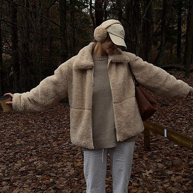 WW | Fleecejacke - Bequemes kaltes Wetter-Essential - Polyester-Mischung - Lässige Winterlage