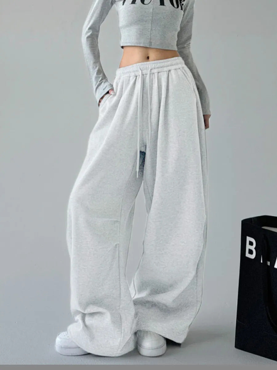 Damen Bequeme und lässige weite Jogginghose WW