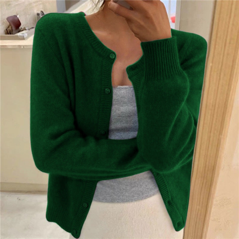 Damen kuschelige Strickjacke WW