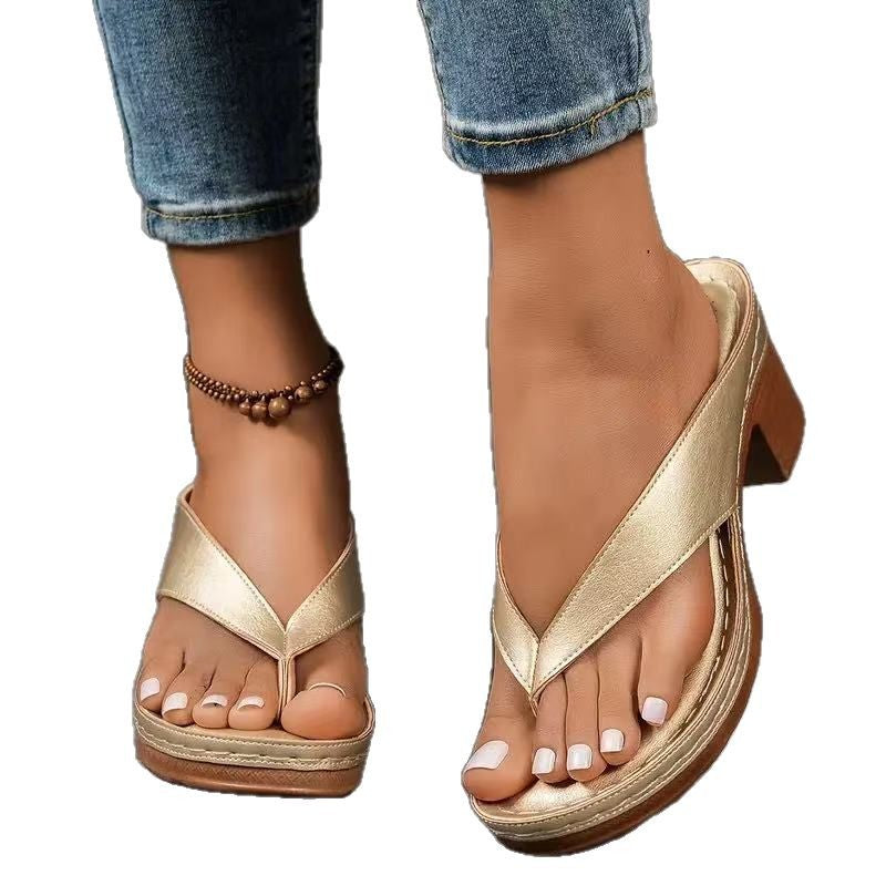 Clara | Chunky Heel Orthopedic Sandals