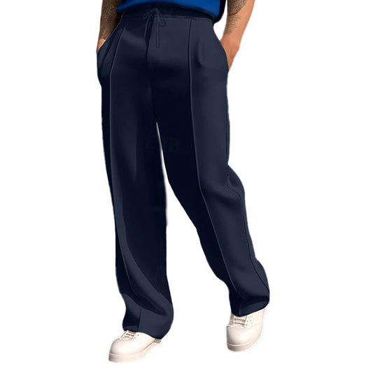 Herren Sportliche Relaxed Fit Jogginghose mit elastischem Bund und Seitentaschen WW