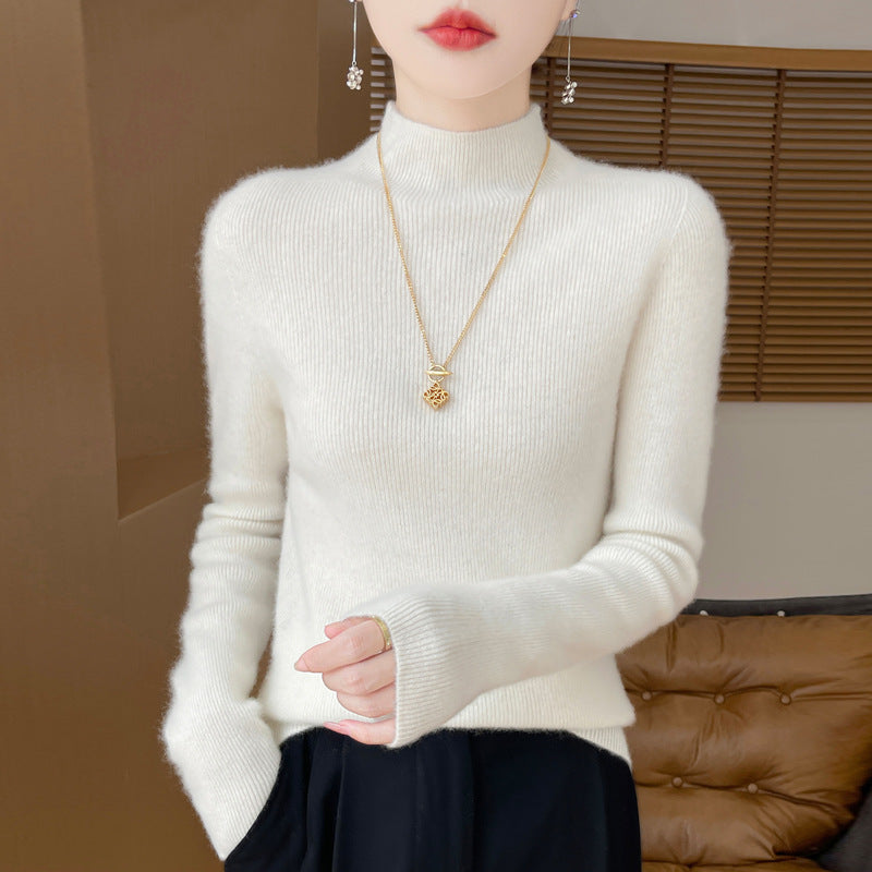 WW | Elegant Embroidered Floral Knit Pullover For Women