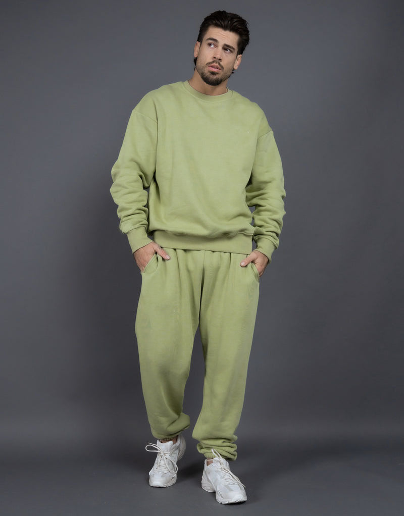 WW | Tracksuit Cotton Relaxed Fit Ribbed Edges Comfortable Loungewear