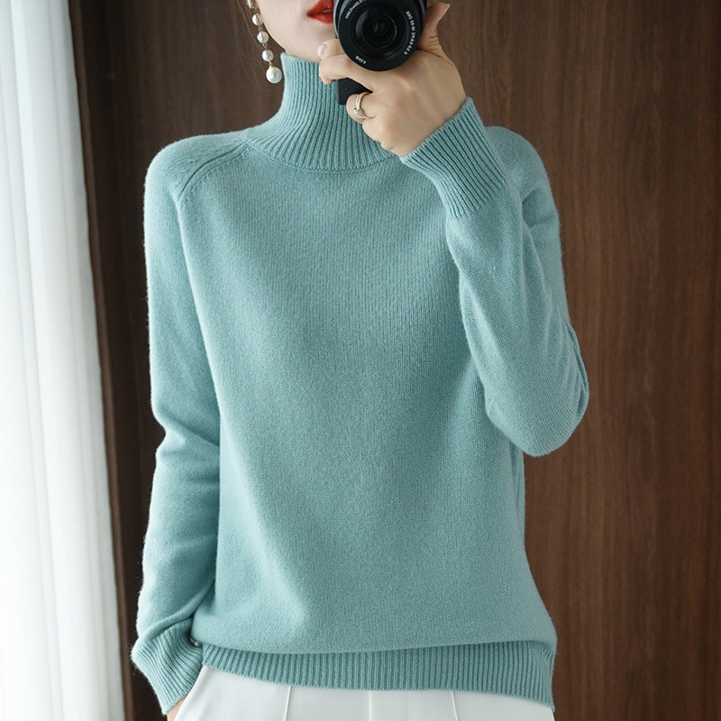 WW | Modischer Rollkragen-Strickpullover