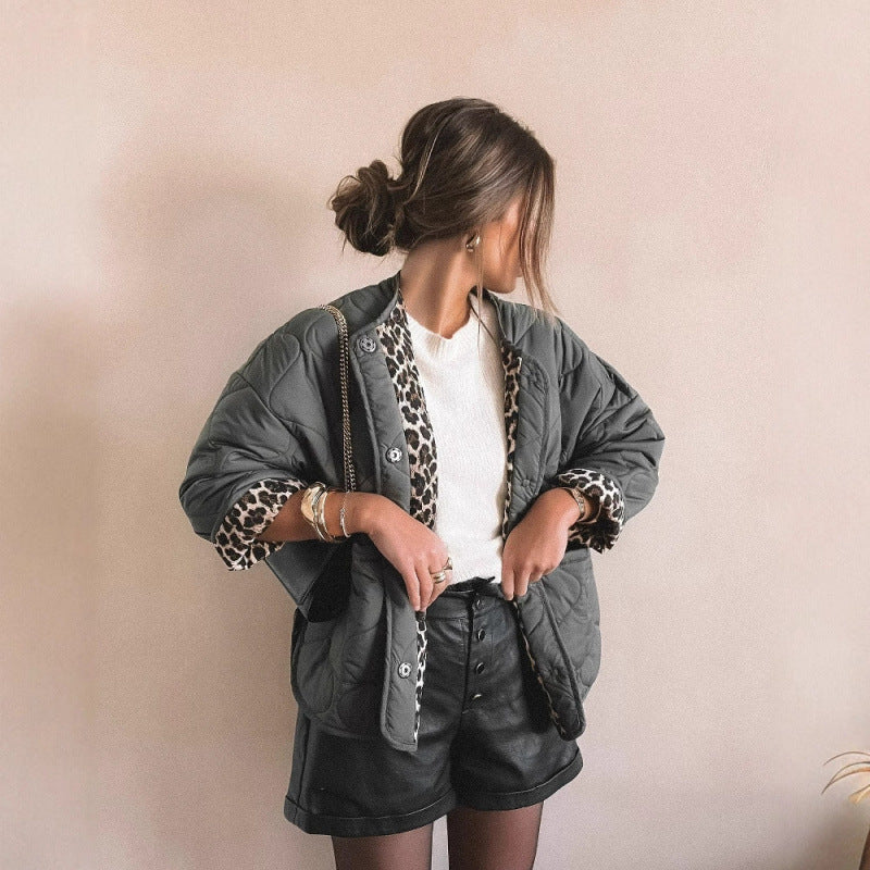 WW | Damen Gequiltete Oversized Jacke Sportlicher Stil