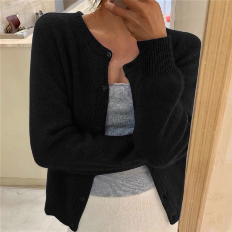 Damen kuschelige Strickjacke WW