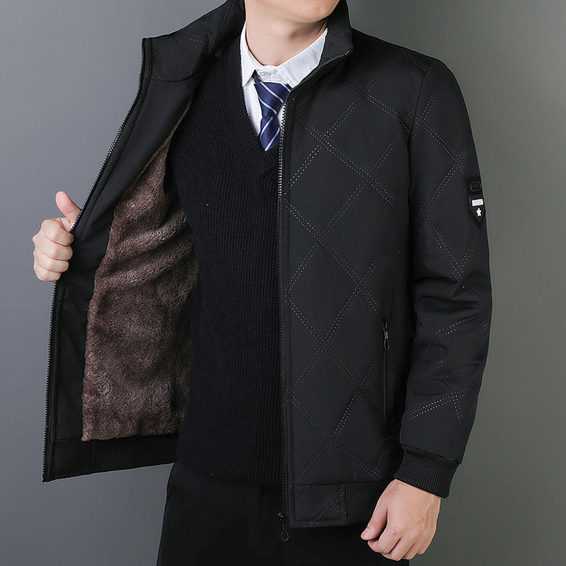 WW | Steppjacke - Regular Fit - Warme Fütterung - Rippkante - Reißverschluss