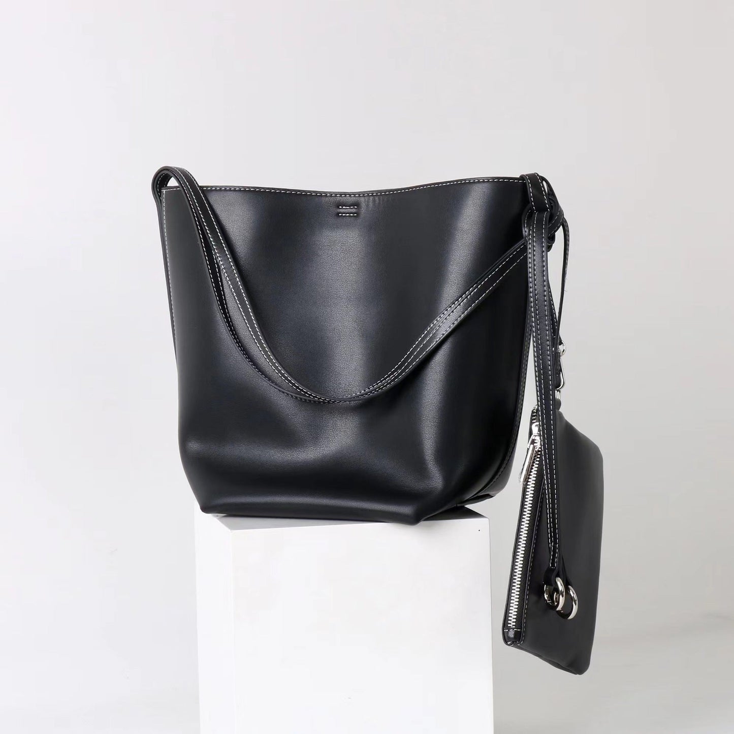 WW | Stylish Robust Brown Embossed Chest Bag