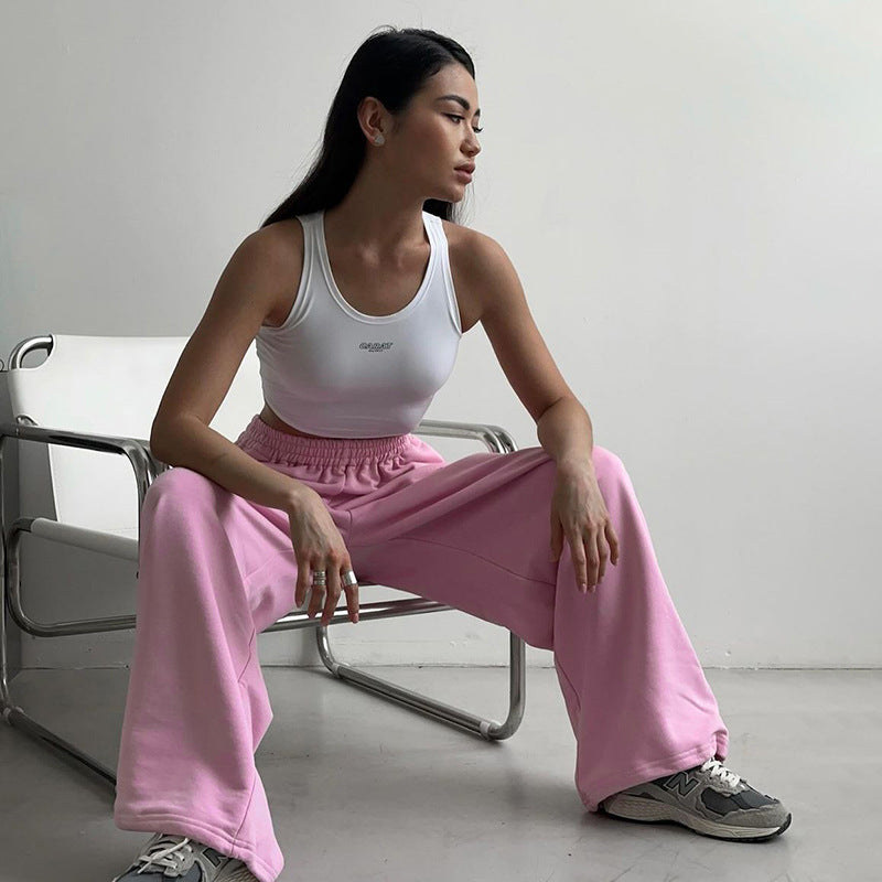 Damen lässige weite Sweatpants W&W