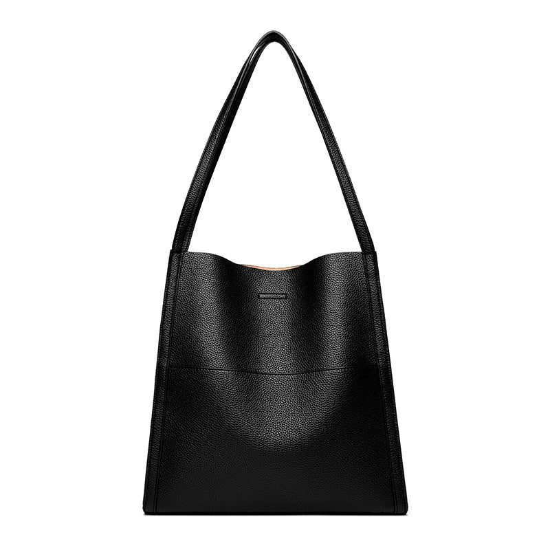 Leather-style shoulder bag