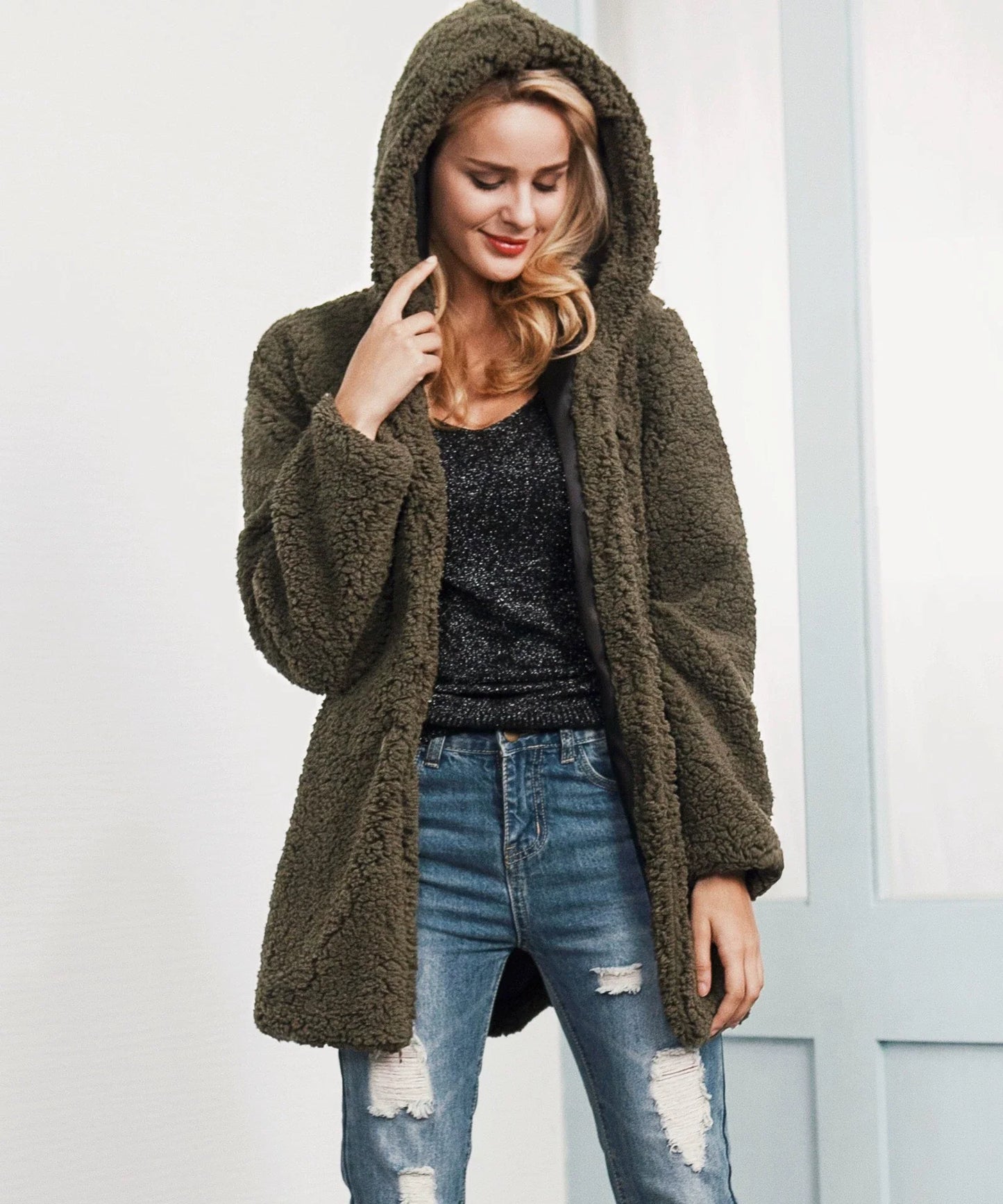 WW | Lovely Teddy Jacket with Hood