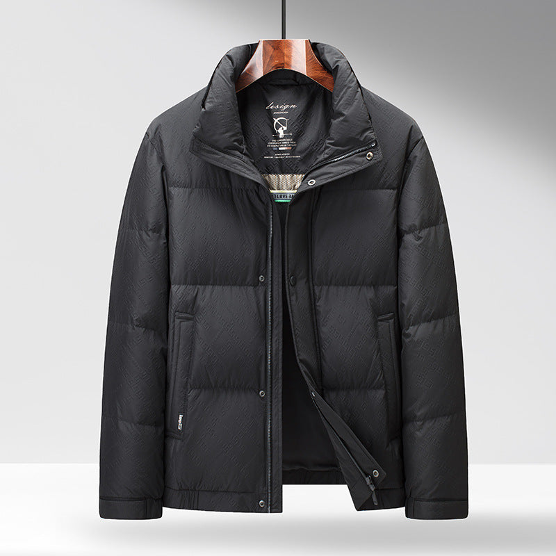 WW | Down Jacket Regular Fit Padded High Collar Snap Fastening