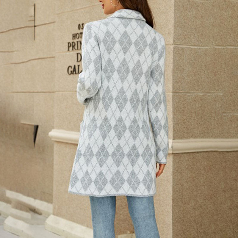 WW | Geometric Knit Coat