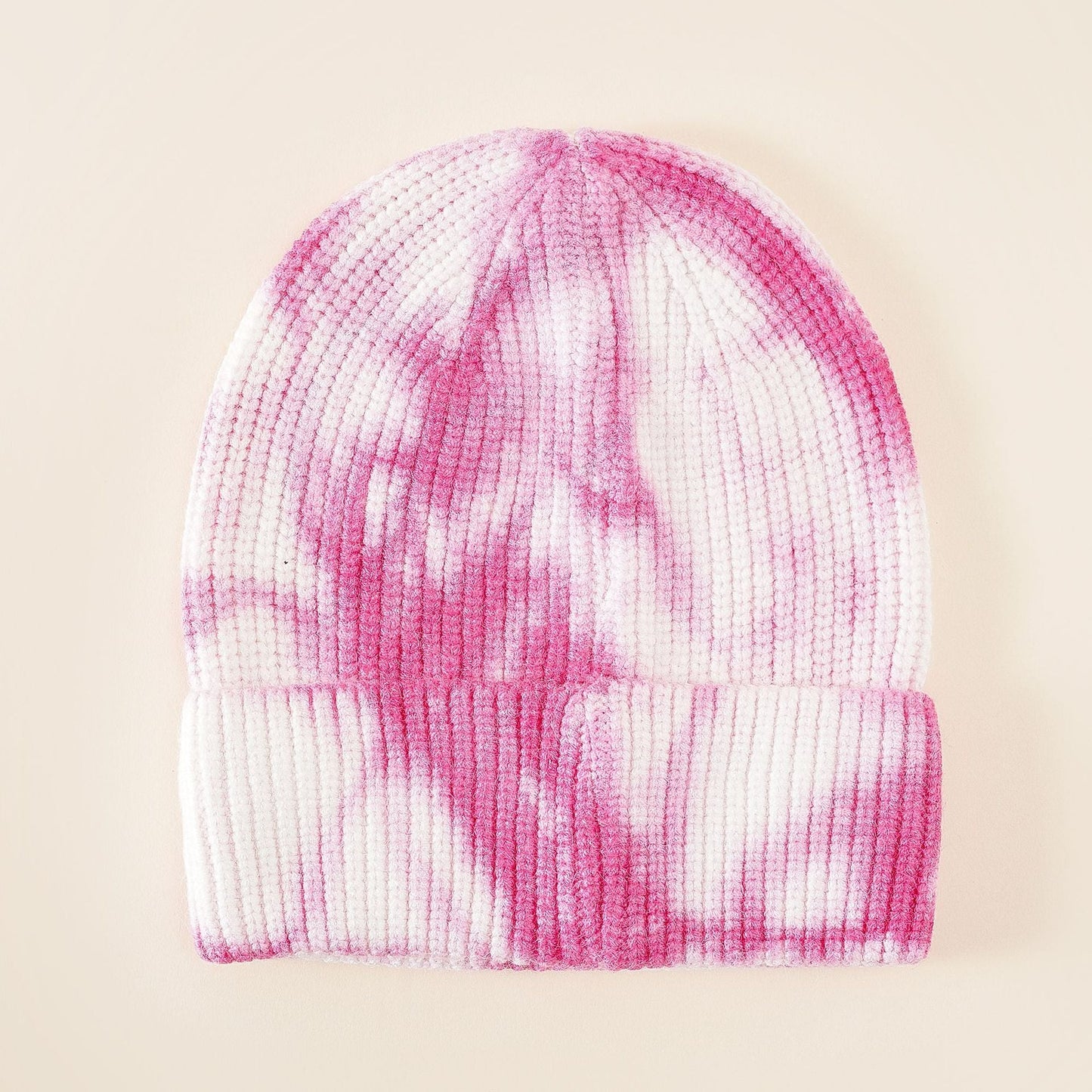 Damen Beanie-Mütze mit modernem Batikdesign und komfortabler Passform WW