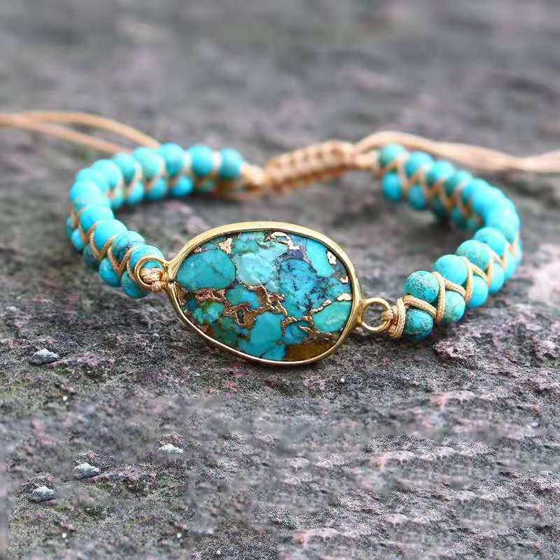 WW | Ethnic Handmade Women's Bracelet With Turquoise Beads
