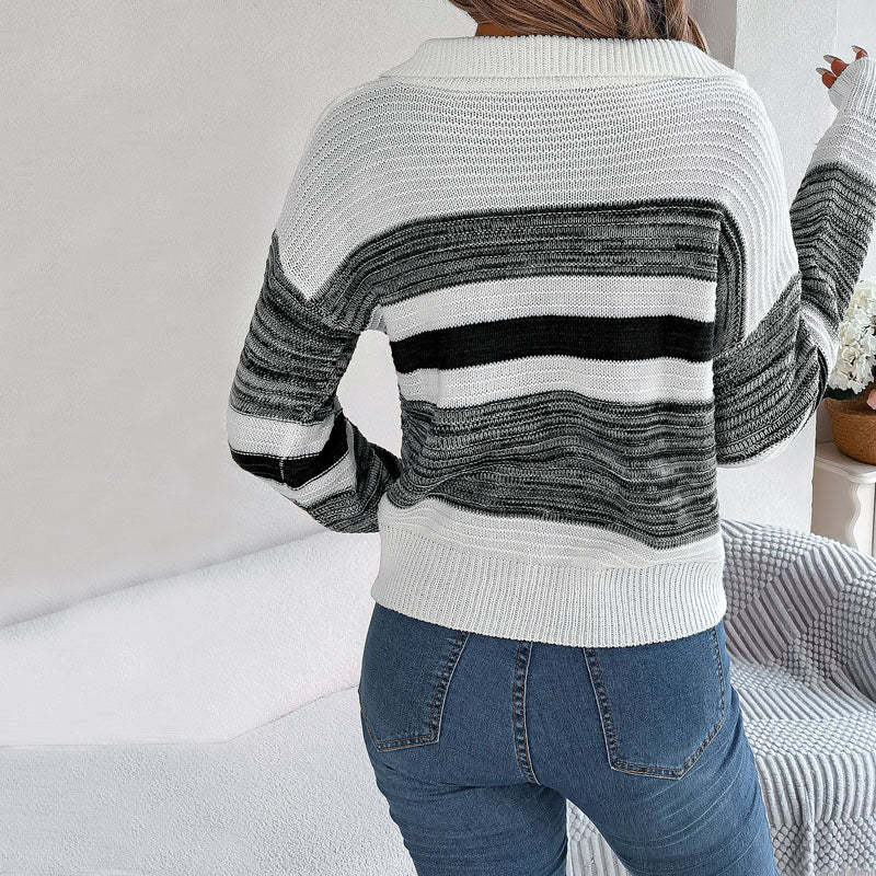 WW | Striped Knitted Sweater for a Timeless Look