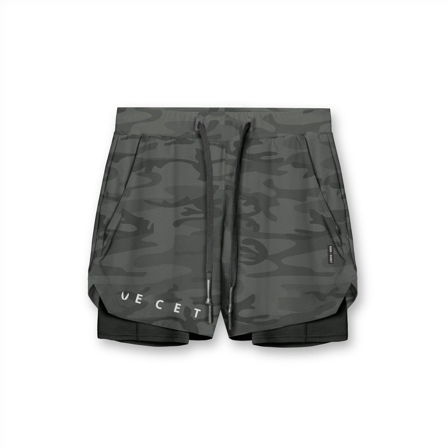 WW | Doppellagige Shorts mit Tasche