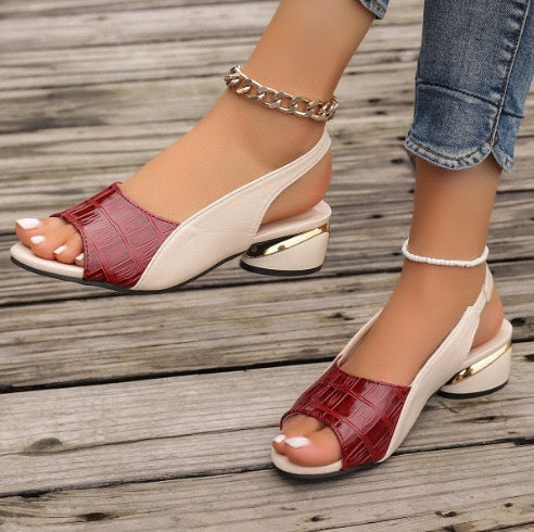 Leonie | Comfortable Block Heel Sandal