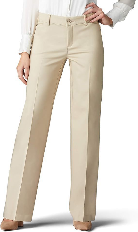 Damen elegante und bequeme lange Hose im klassischen Schnitt WW