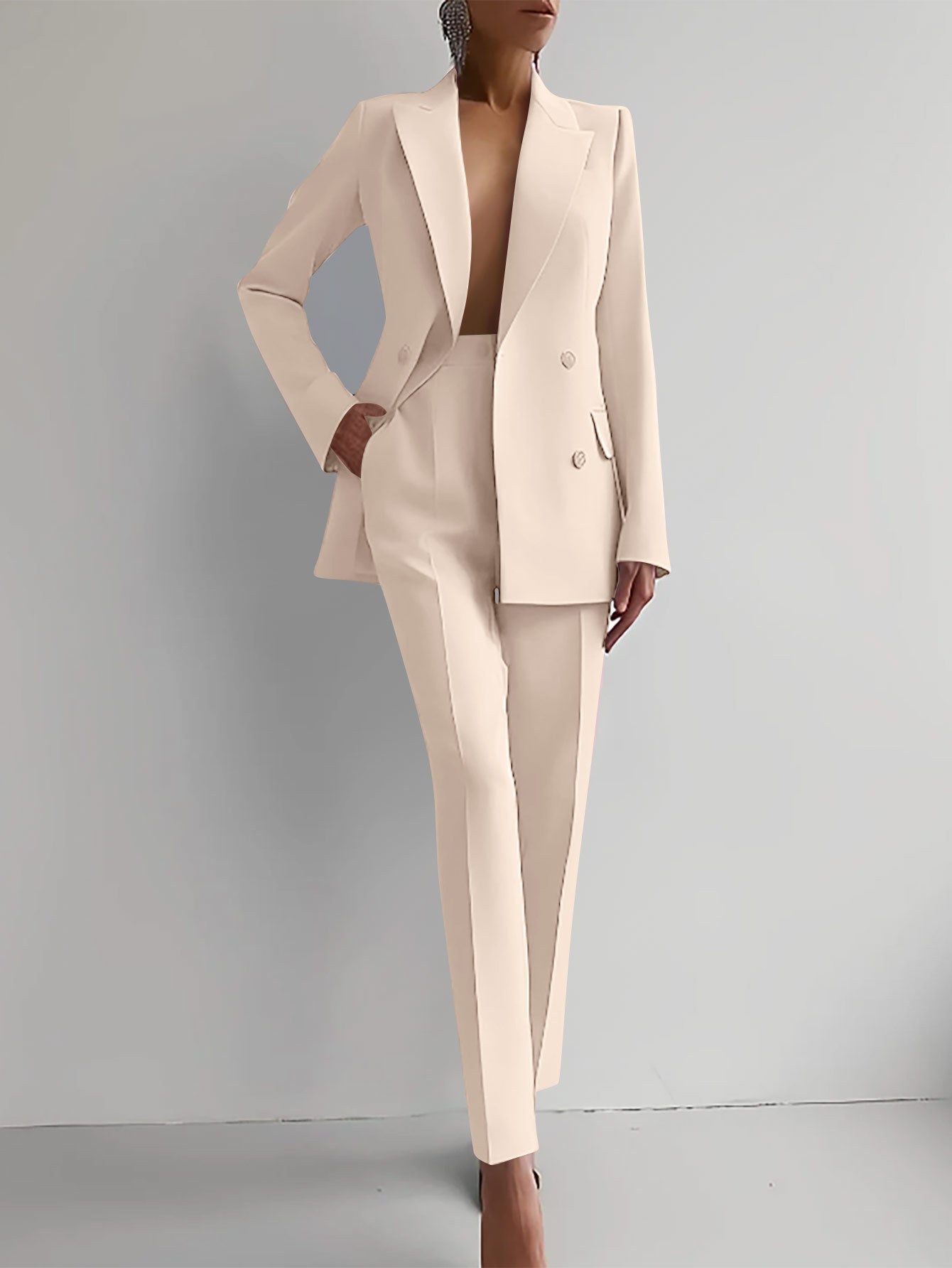 WW | Elegante Blazer Und Hosen Satz