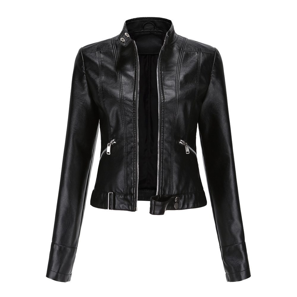 WW | PU Lederjacke - Elegant & Lebhaft - Reißverschluss Design - Vielseitige Schicht