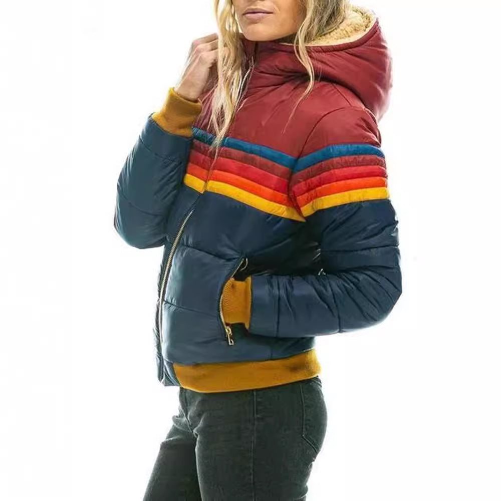 WW | Hooded Retro Stripe Jacket