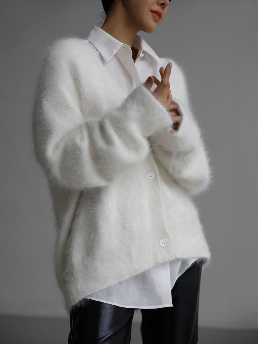 WW | Stylish Loose Button-Down Cardigan