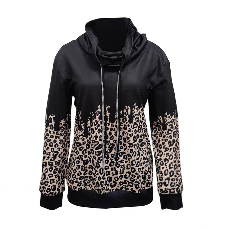 Damen Kapuzenpullover mit trendigem Animal-Print und lässigem Schnitt WW