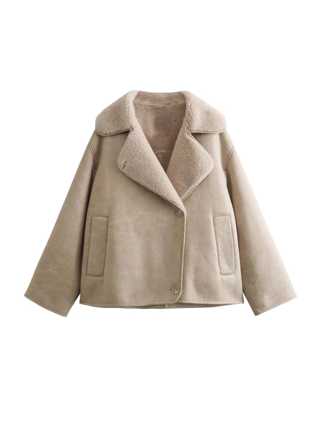 WW | Classic Short Leather Jacket for Women