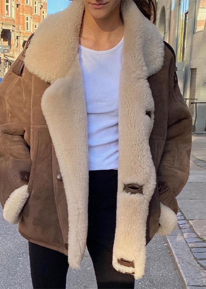 WW | Aviator-Lammfelljacke