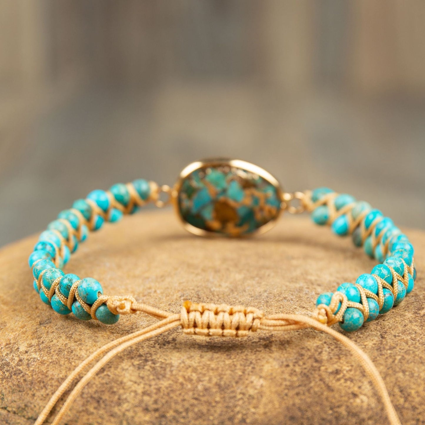 WW | Ethnic Handmade Women's Bracelet With Turquoise Beads