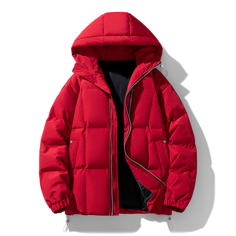 WW | Plus Size Puffer Jacket Padded Hood Adjustable Drawstring Hem