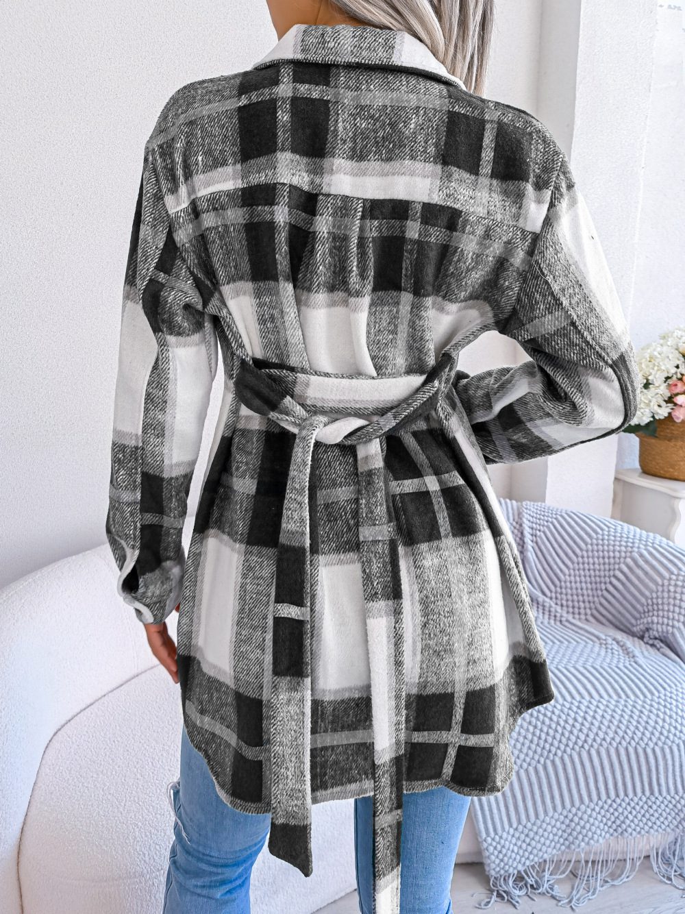 WW | Plaid Shacket - Polyester-Mischung - Schmeichelhaft und Trendy