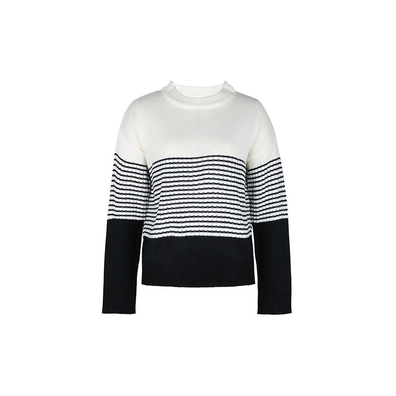 WW | Gestreifter Strickpullover mit Elegantem Design