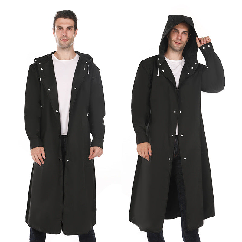 WW | Unisex Lang Regenmantel