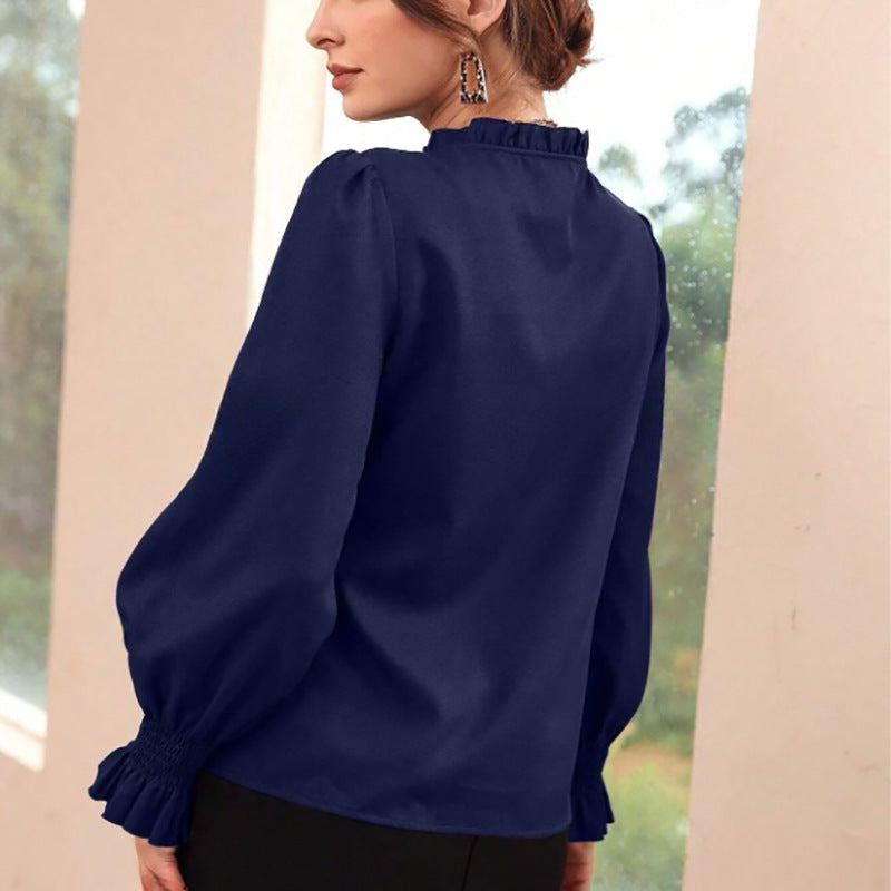 WW | Satin Long Sleeve Shirt