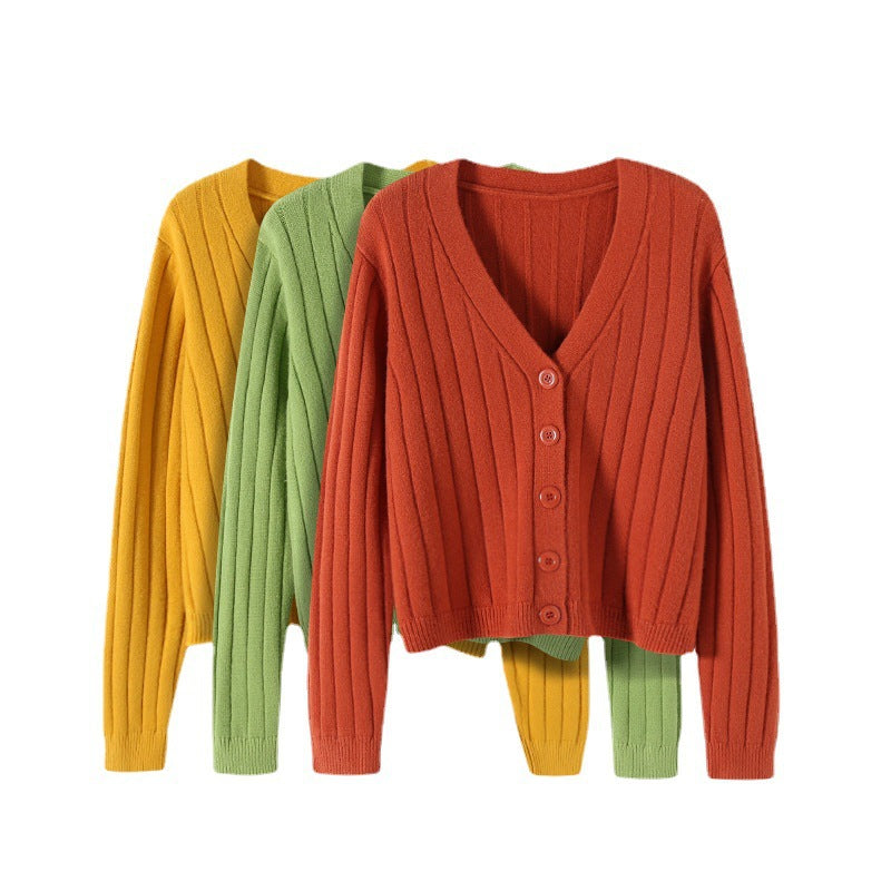 WW | Schnürgestrickter Pullover mit V-Ausschnitt für Damen