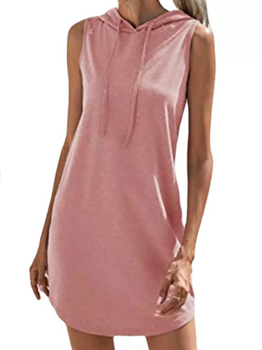 Damen Kapuzenkleid aus atmungsaktivem Jersey-Material WW