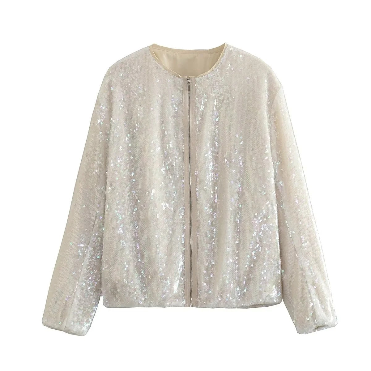 WW | Sparkly Sequin Zip-Up Jacket