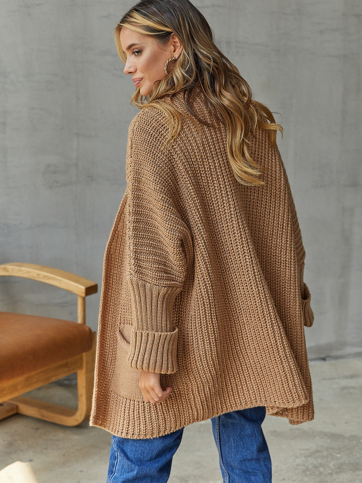 WW | Oversized Knit Cardigan For Comfortable Styles