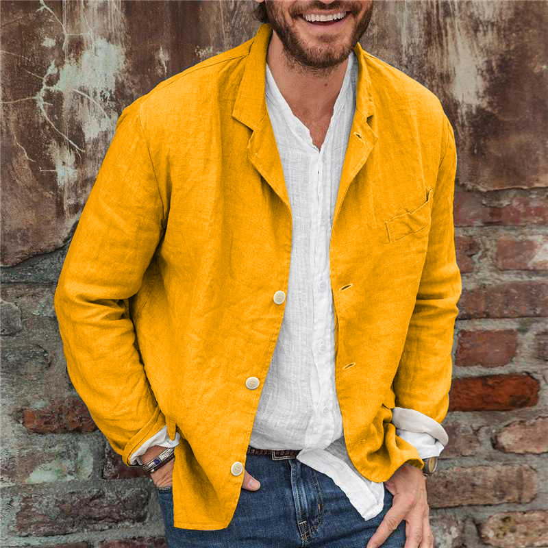 WW | Stilvolle Leinenanzugjacke
