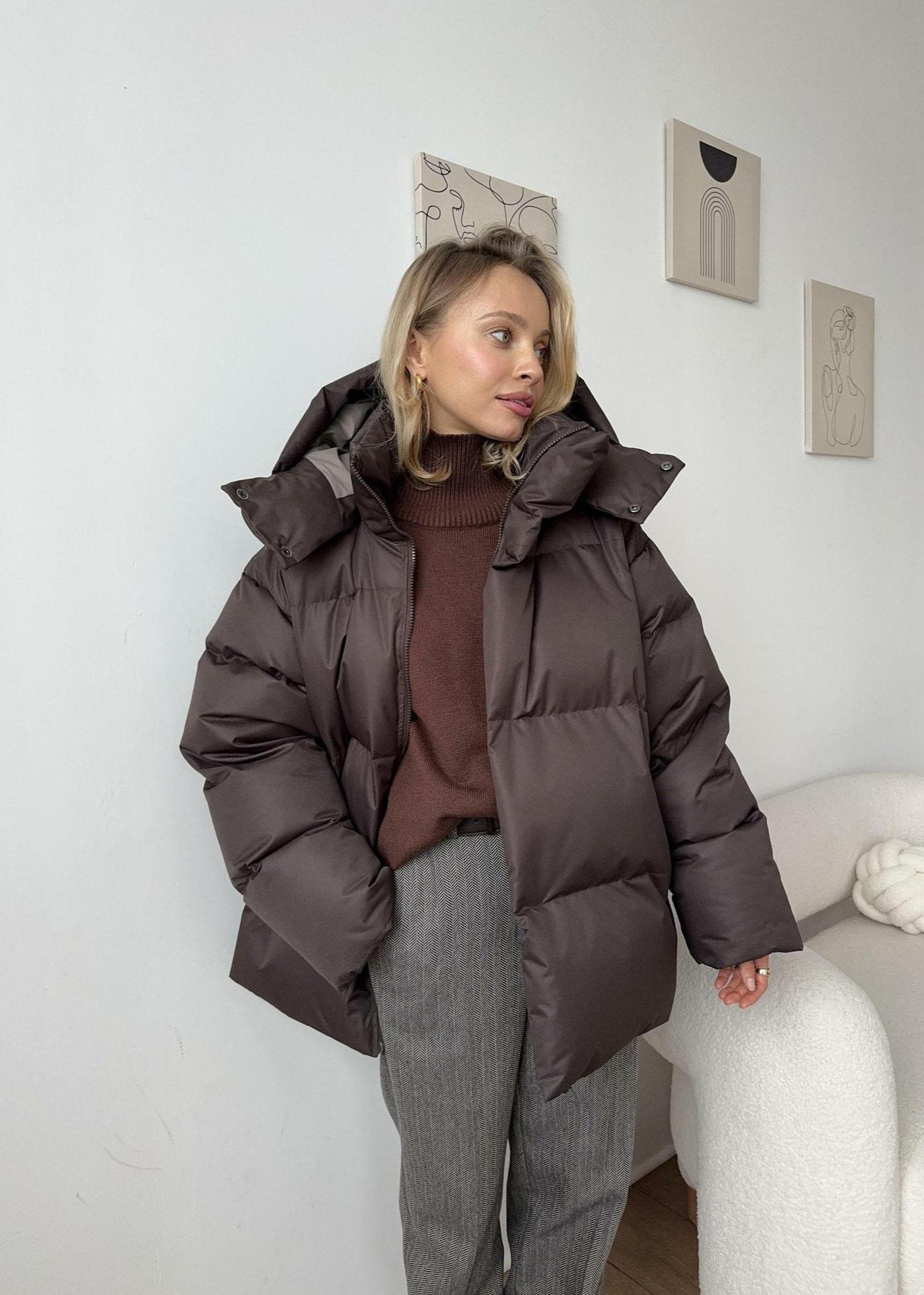WW | Pufferjacke - Burgunderrot