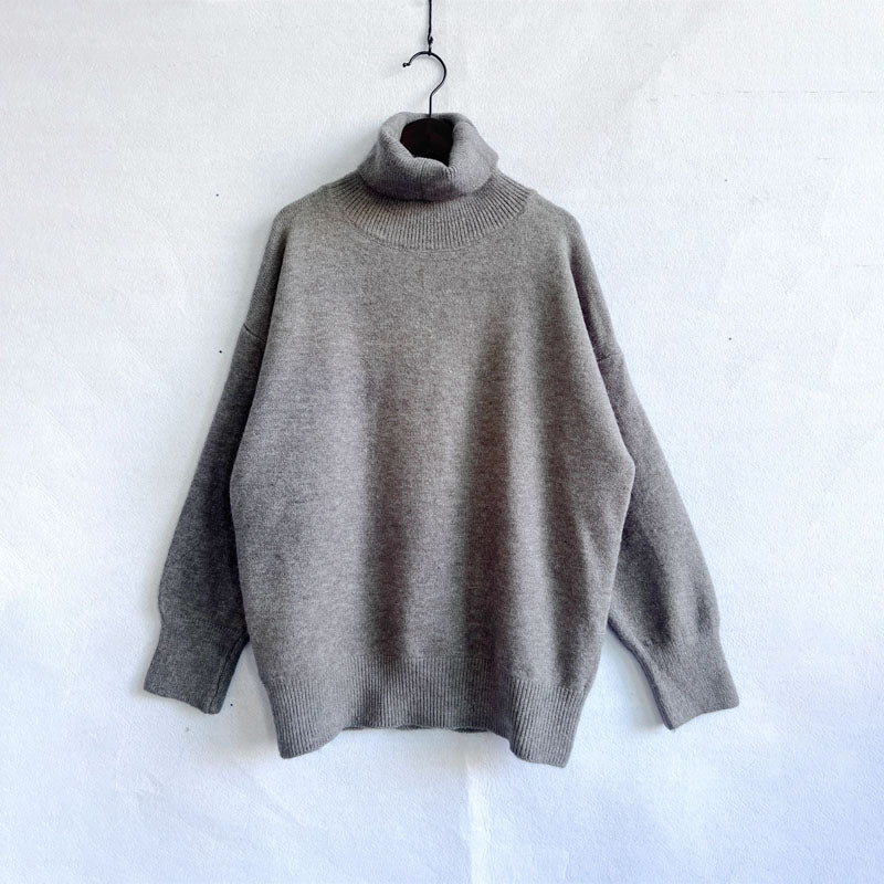 WW | Weicher Pullover Aus Einfarbigem Strick