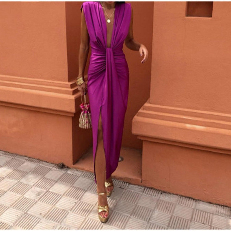 Crocetta™ | Elegant Dress with Cut-out