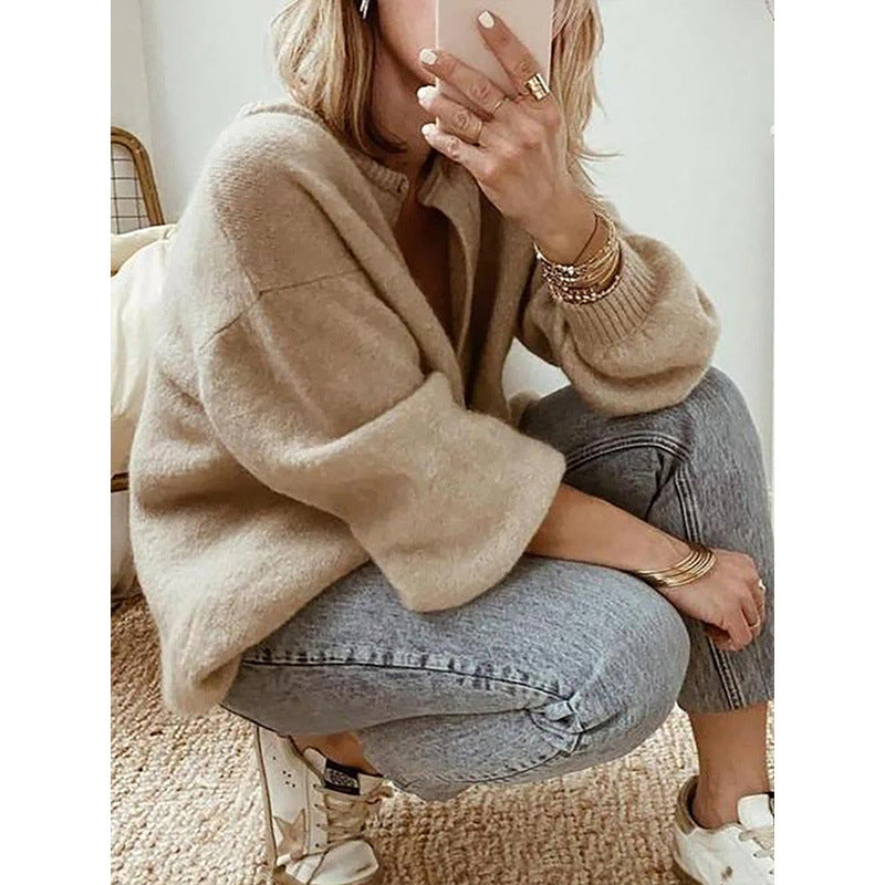 WW | Elegant long-sleeved knit cardigan