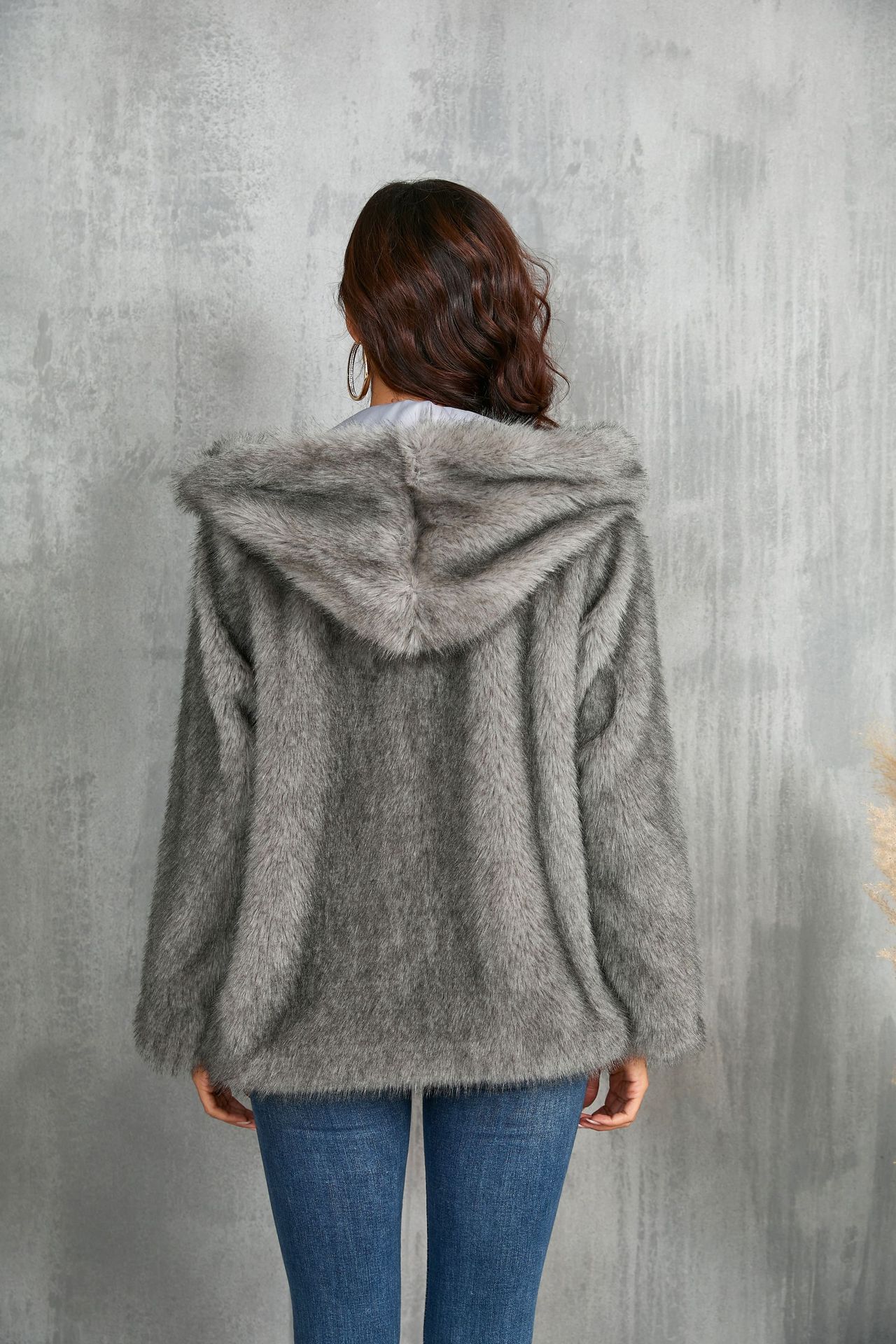 WW | Kapuzenjacke - Plüsch Kunstfell - Lässiger Chic - Winteressenziell