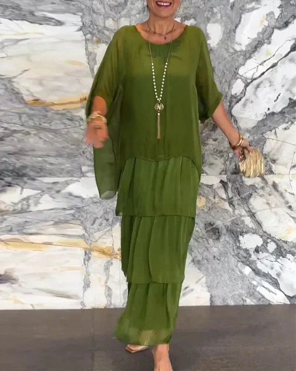 WW | Elegantes Kleid In Schichten