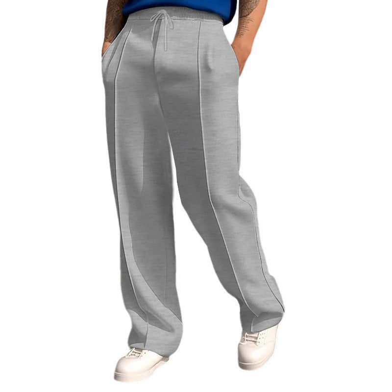 Herren Sportliche Relaxed Fit Jogginghose mit elastischem Bund und Seitentaschen WW